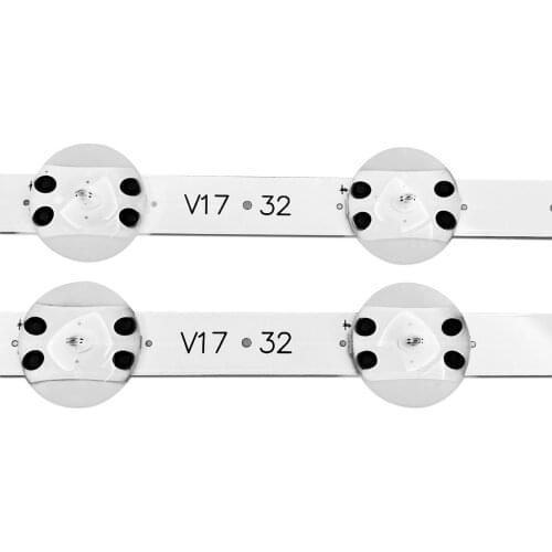 2 PCS LED backlight strip for LG 32LJ610V 32LJ510V 32LJ510U HC320DXN-ABSL1-2143 LC320DXE (FK)(A2) 6916L-2855B V18 32 V17 32