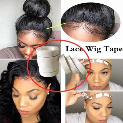 3 Metre/ Roll Lace Wig Glue Tape for Hair Extension Double Side Glue Tape Sticky adhesives Tape Skin Weft Hair Extensions Tools