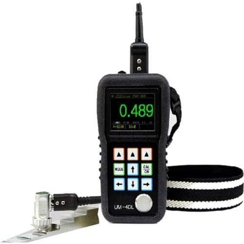 M-4DL A-Scan Snapshot Through Paint Coating Ultrasonic Thickness Echo-Echo Mode(Thru Paint&Coatings) Stores 100000 Readings