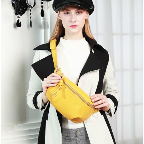 OUSSON New Design Small Square Leather Saddle Bag Exquisite Female Retro Saddle Bag For Woman
