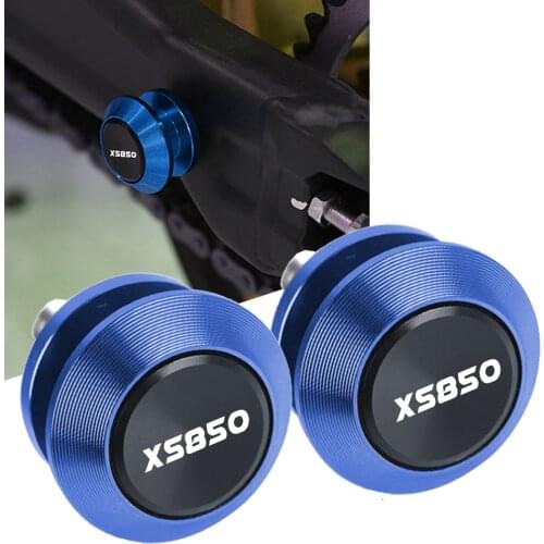 Motorcycle Accessories 6MM CNC Swingarm Spools Stand Screws Slider For YAMAHA XS850 XS 850 1980 1981 1982 1983 1984 1985 1986