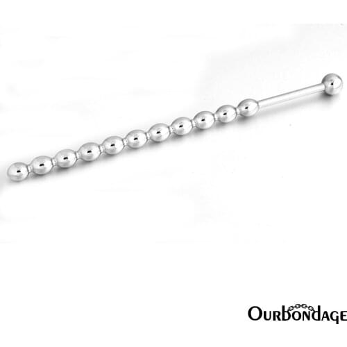 Ourbondage 2 Size Wheat Shape Stainless Steel Urethral Catheter Chastity Penis Insert Dilator Penis Sounding Sex Toy For Men