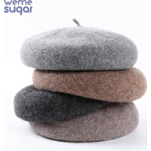 WeMe New Design Wool Beret Hat Lady Hat Pumpkin Hat Painter Hat