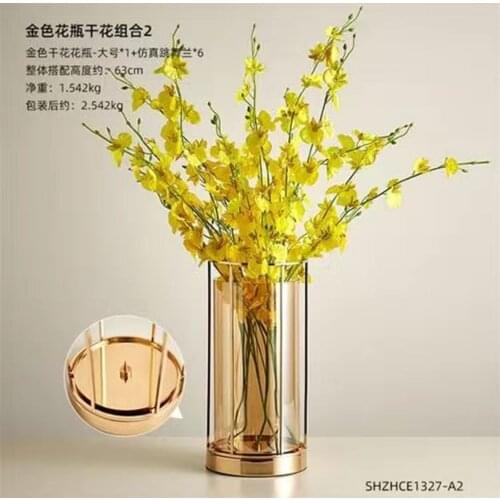 Nordic home decor living room wedding decoration accessories Glass Candlesticks for candle holders chandelier product for candle