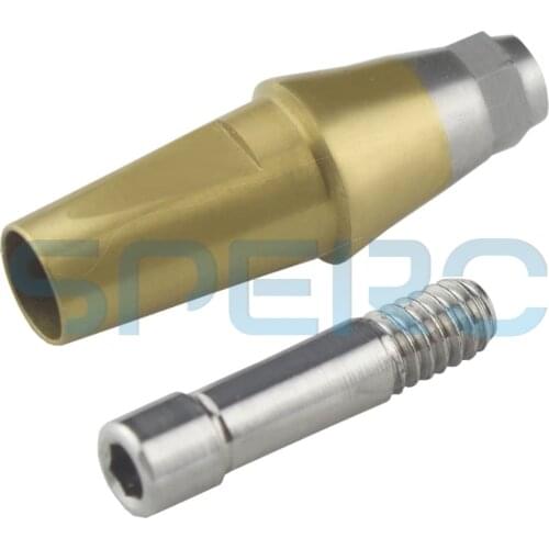 Titanium Hex abutment with screw for 4.5mm implant combatable wıth Korean systems made in Turkey