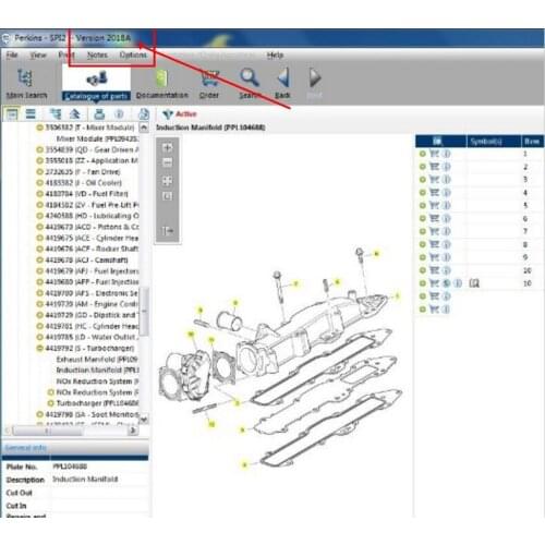 P-erkins SPI 2018A Spare parts catalogue and repair manuals + unlocked keygen