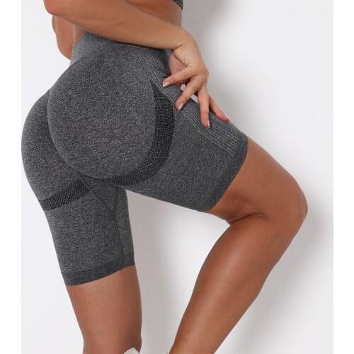 LANTECH Women Yoga Shorts Sports Running Sportswear Fitness Workout Squat Exercise Gym Tights High Waist Shorts Activewear
