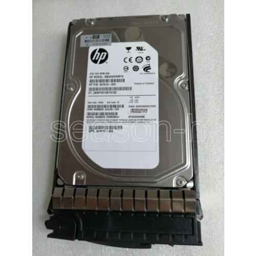HP 507616-B21 508010-001 507613-002 2TB SAS 6Gb/s 7200 Hard Drive HDD