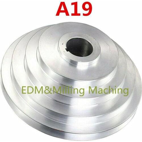 1PC High Quality A19 Bridgeport Milling Machine Stainless Steel Pulley Motor Belt Transmission Vertical Mill Tool Durable