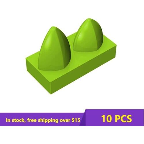 10PCS MOC Compatible Assembles Particles 15209 2x1 for Building Blocks Parts DIY Enlighten Bricks Educational Parts Toys