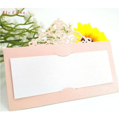 10Pcs Laser Cut Table Decoration Place Cards Wedding Party Decoration Supplies Card Wedding Name Cards Table Name Place Cards 5Z