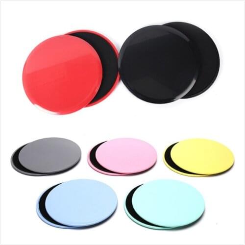 2Pcs Exercise Sliding Gliding Discs Yoga Fitness Abdominal Trainers Core Slider