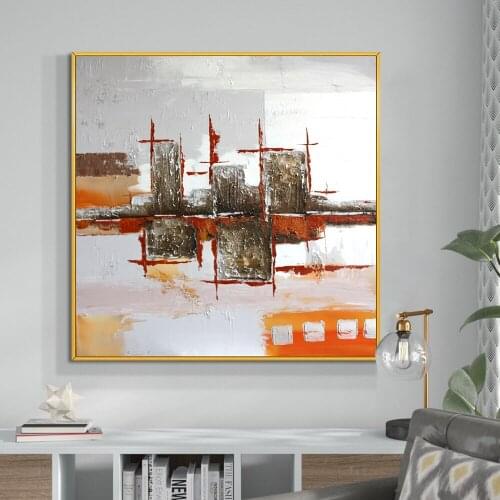 Abstract Landscape Painting 100% Hand Painted Oil Painting On Canvas Handmade Wall Art Poster Painting For Modern Home Decor