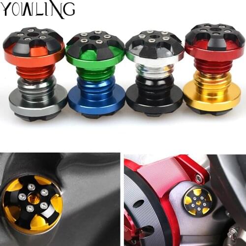 CNC Aluminum Magnet Engine Oil Filler Cap Fuel Fill Tank Cover for Honda MSX125 MSX125SF CBR1000 CBR500R CB1000RR DUCATI Monster