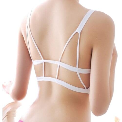 Sexy Wrapped Chest Crop Top Strapless Bra Lace Lingerie Bras For Women Underwear Brassiere Tops js1849