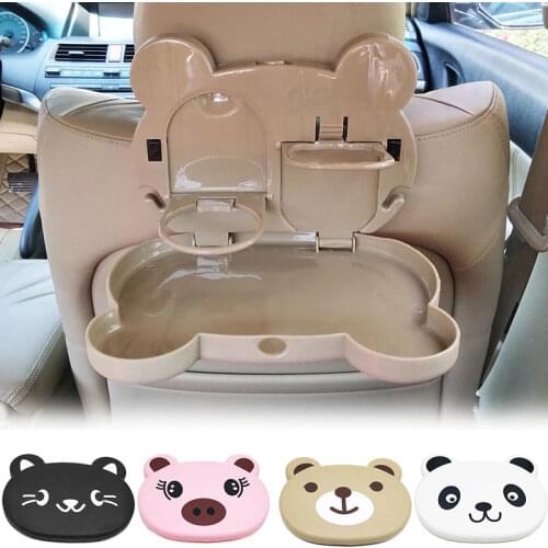 Baby Dinner Plate for Car cup holder Feeding Food Tableware Cartoon Bear Children Dishes Eating Dinnerware Kids Anti-fall Dishes