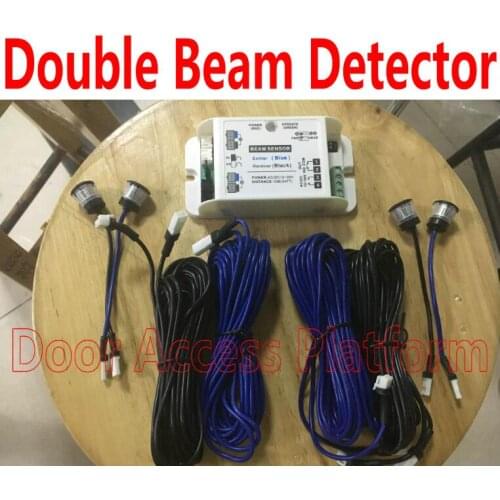 Double Safety Beam Light Automatic door Sensor,Security light beam access control door locker system home office door controller
