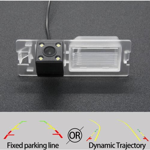 Fixed Or Dynamic Trajectory Tracks Rear View Camera For FIAT 500L/500L Trekking/500L Living/Punto Car Monitor