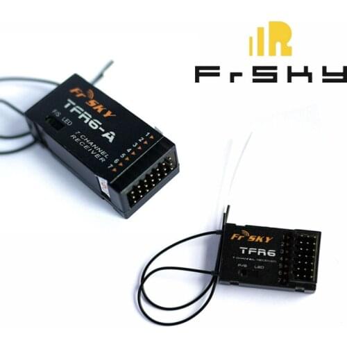 FRSKY TFR6/TFR6A 2.4G FASST 7CH Receiver for FUTABA T8FG 14SG 18SZ T10C T10CG T12Z T12FG TM-14 14MZ Radio Transmitters