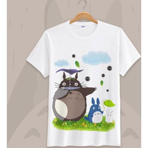 Japanese Anime Cartoon Totoro Cosplay T Shirt Women/Men Fashion Graphic Summer T-Shirt Short Sleeves Top Tee Cosplay Costume