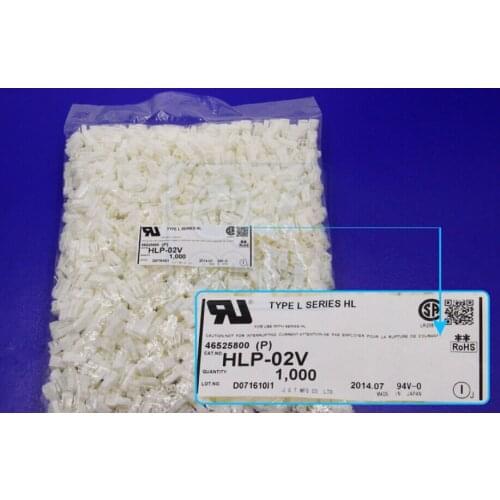 HLP-02V Connectors terminals housings 100% new and Original parts