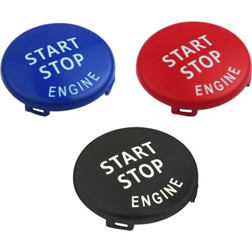 START Stop Engine Button Replace Cove for BMW X1 X5 E70 X6 E71 Z4 E89 3 5 Series E90 E91 E60 Key Decor Ring Trim Cap Switch Kit