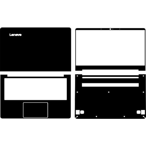 Laptop Carbon fiber Crocodile Snake Leather Sticker Skin Cover Protector for Lenovo ideapad 710S (13") 710S-13 13.3-inch