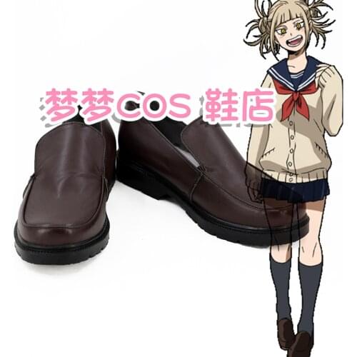 Anime My Hero Academia Himiko Toga Cosplay Shoes Boku No Hero Academia Cosplay Boots Custom Made Shoes Boots for Women And Mens