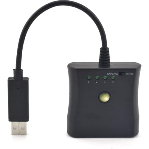 P2 to xb360 controller gamepad coverter adapter transmitter usb for PS2 gamepads for xbox 360 game controller