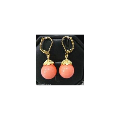 Lovely Tibet coral Beautiful Earring hook wholesale 1 [pair] earrings collares for women wedding fine 925