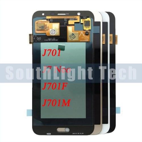 Super AMOLED HD Quality for Samsung Galaxy J7 Neo J701 J701F J701M LCD Display Digitizer Assembly Replacement for Samsung J7