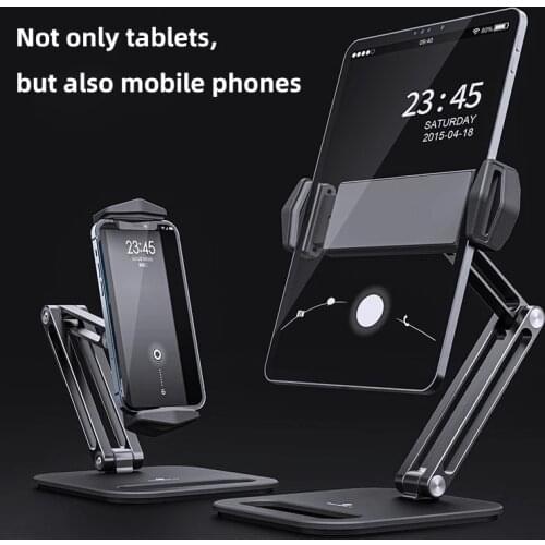 Universal Long Arm Tablet Stand Holder For iPad Samsung Xiaomi Huawei Lazy Metal Desk Mobile Phone Tablet Stands Clip Support