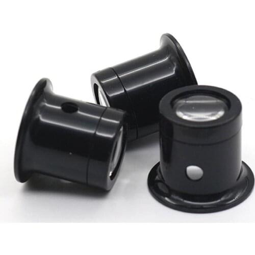 Magnifying Glass 10X Portable Loupe Lens Jeweler Watch Magnifier Tool Eye Magnifier Len Repair Kit Tool