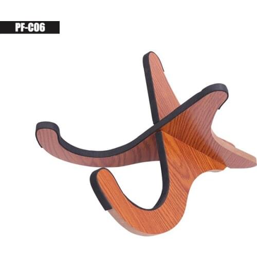 Smiger 1Pc Ukulele Stand Portable Ukulele Wooden Foldable Holder Stand Collapsible Vertical Durable Ukulele Display Stand