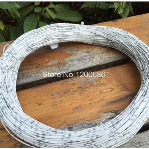 10 Meter 0.3 square white spot High temperature resistant wire and cable car wire AVSS wires have thinner insulation