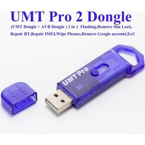 100 % original UMT Pro 2 Dongle UMT PRO KEY ( UMT DONGLE + AVB DONGLE ) 2 IN 1 Dongle Mobile phone repair tool