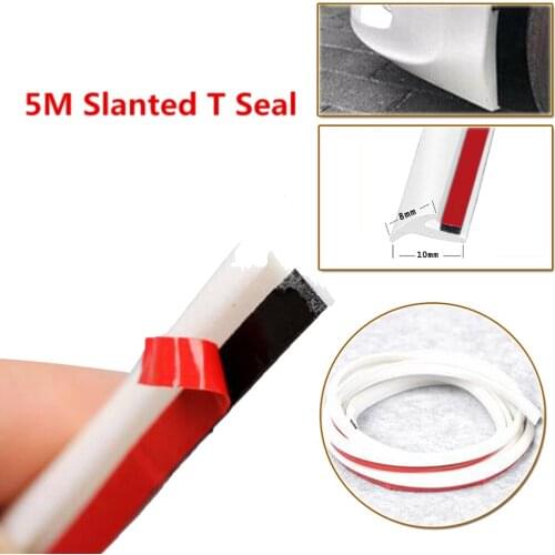 1X Car Sealing Strip Accessories Rubber Inclined Weatherproof Universal
