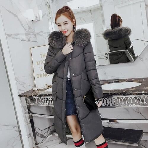 2019 Polyester Cotton Full Zippers Direct Selling Top Fashion Clothes Ma'am Long Fund Loose Coat And Girl Cotton-padded Tide