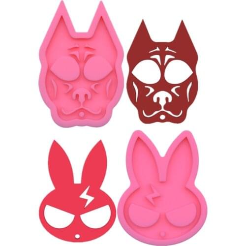 Keychain Pendant Silicone Mould DIY Crafts Decorations Jewelry Making Tool Epoxy Resin Mold Drop Ship