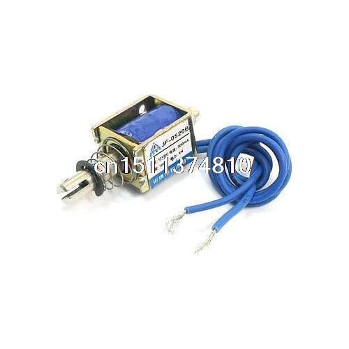 DC12V 300mA 4N/10mm Pull Push Plunger Return Solenoid Electromagnet
