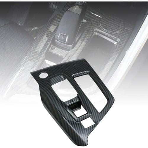 For Peugeot 3008 GT 5008 2016-2018 Carbon Fiber Gear Shift Panel Cover Car Decoration Trim Interior Accessories