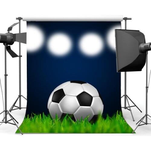 Football Field Backdrop Indoor Stadium Bokeh Stage Lights Green Grass Meadow Sports Match School Game Background