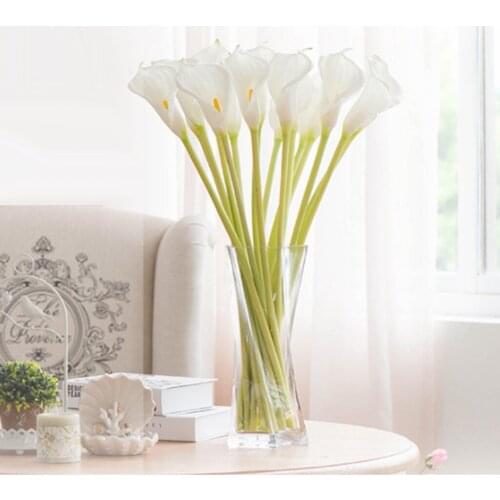 Artificial Calla Lily Wedding Bridal Bouquet Head Fake Flower DIY Home Decoration