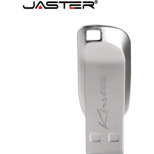 JASTER (over 10PCS free LOGO) USB 2.0 metal mini USB flash drive 4GB 16GB 32GB 64GB 128GB pendrive USB stick memory stick gift