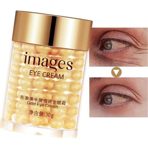 2PCS Gold Eye Cream Remove Anti Wrinkles Collagen Hydra Moisturizing Eye Gel Remove Eye Bag Anti Puffiness Dark Circles Eye Care