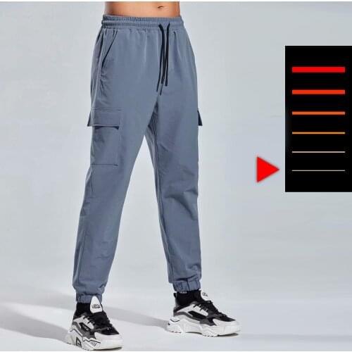 Summer Outdoor Sport Pants Mens Running Sweatpants Training Trousers Jogging Fitness Breathable Quick Dry Pant