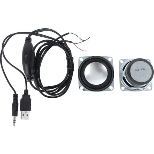 Mini Speaker Computer Speaker DIY Production Parts Training Electronics Kit Small Amplifier Production Kit H054