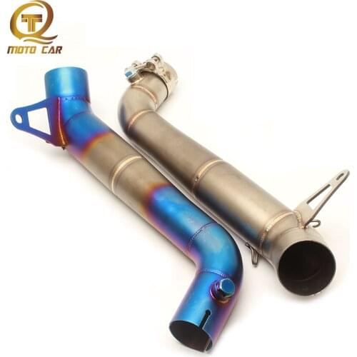 Refit Motorcycle Link Pipe Mid Tube Connect Escape Moto Scooter Muffler for CBR1000 2008 2009 2010 2011 2012 2013 2014 2015 2016