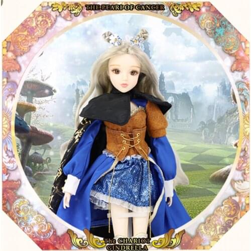 MM Girl 1/6 BJD Tarot Series 30cm Joint body doll Name is The Chariot Silver hair