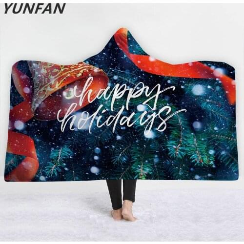 Nordic Style Christmas Deer warm Blanket Thread Blanket Bedsheet Air Conditioning Throw Blankets on Sofa Wearable 3D green rugs